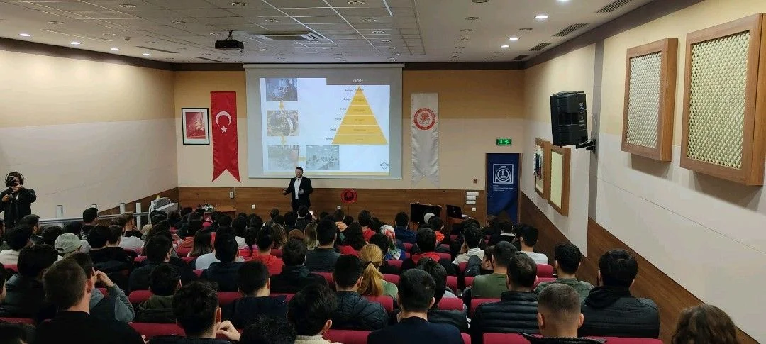 We completed our presentation at the event organized by Süleyman Demirel University Machinery and Automation Community....